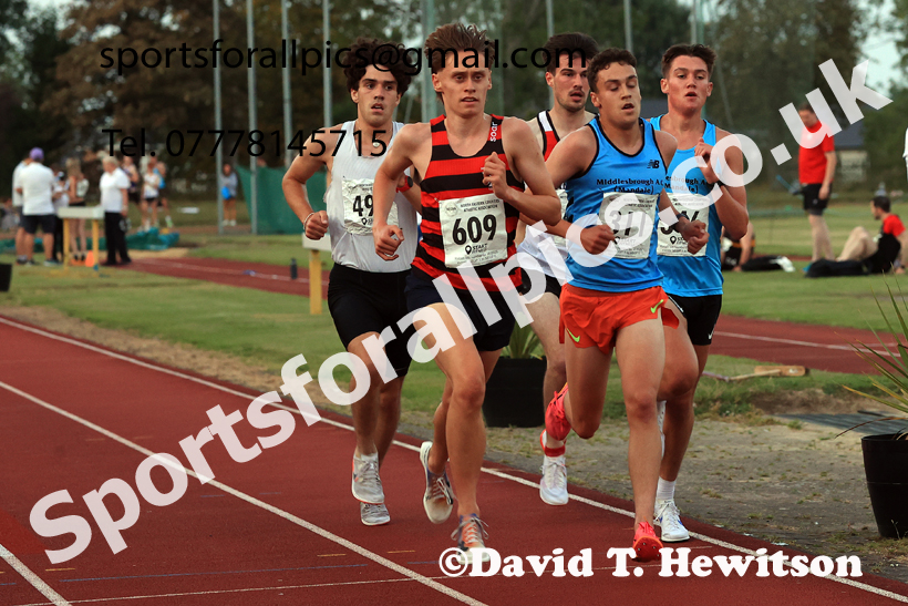 3000 metres, 2024 NEGP 6, Monkton Stadium,  Wednesday, August 14th.  Photo: David T. Hewitson/Sports for All Pics